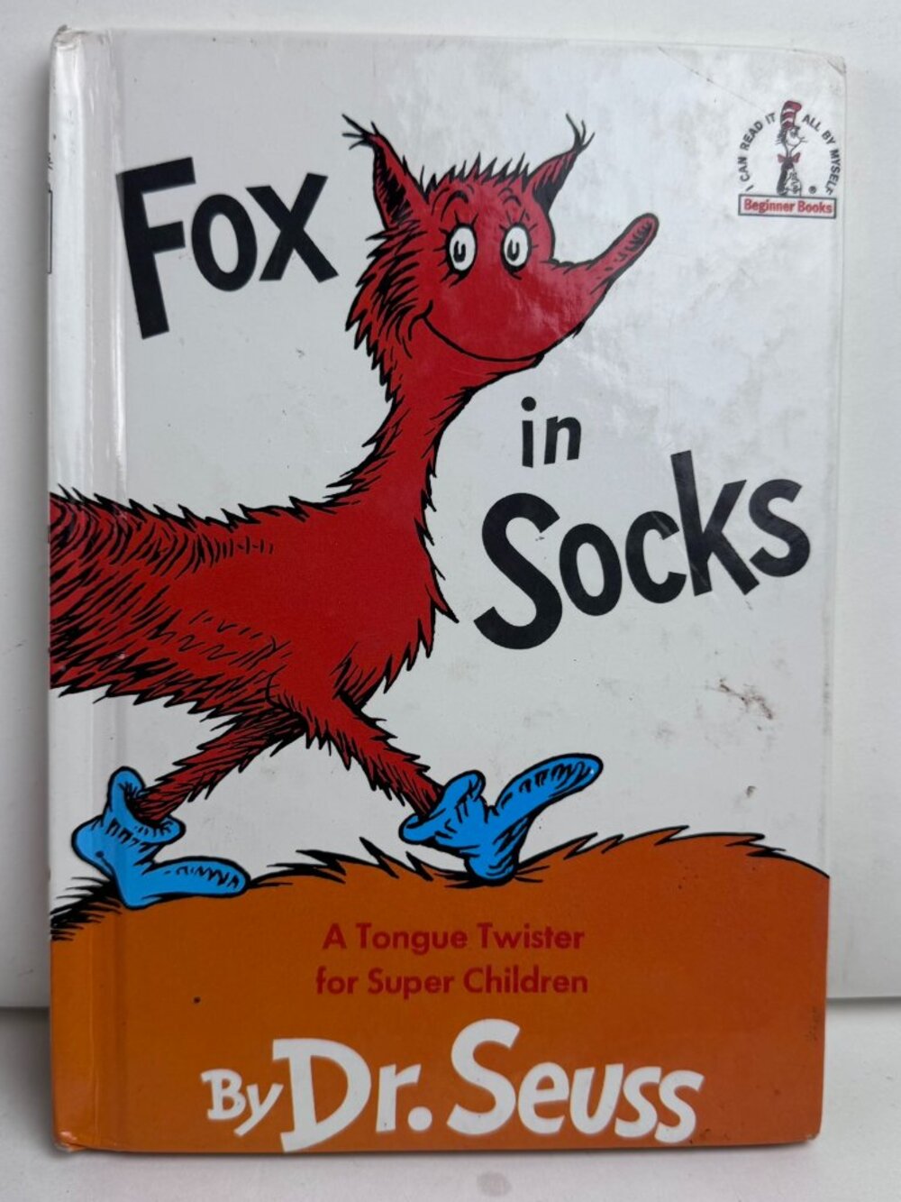 Fox in Socks Dr. Seuss Hardcover Book Beginner Books Vintage Classic Children's